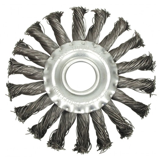CIRCULAR BRUSH 100MM, TWISTED WIRE 06981