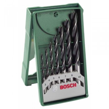 Bosch 7 pcs Mini-X-Line Wood Drill Bit Set (160 x 83 x 21mm)