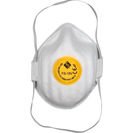 Disposable dust masks with valve cds3v 5pcs-74541