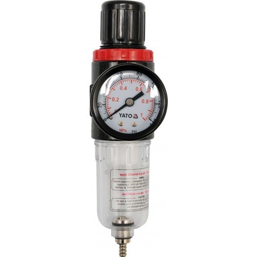 Air regulator with gauge and filter- YT-2382