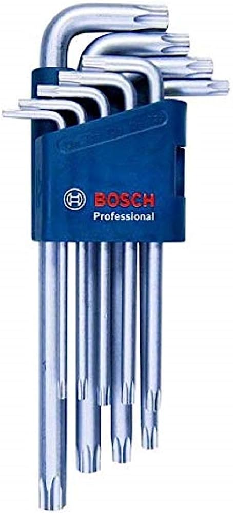 Bosch Allen Key Set, Torx, 9 Pieces