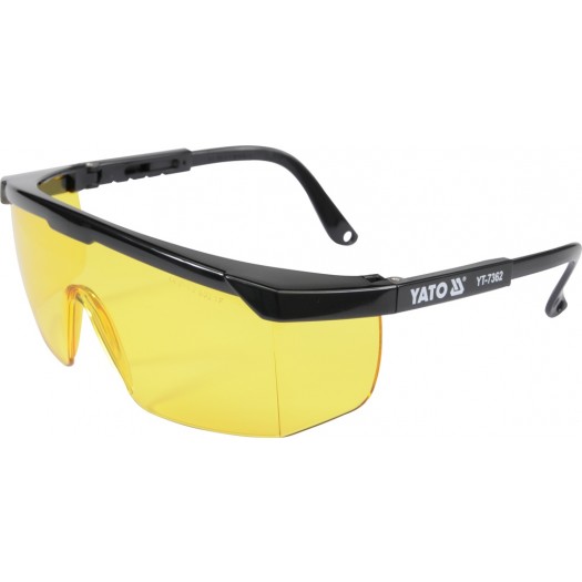 Safety glasses yellow YT-7362