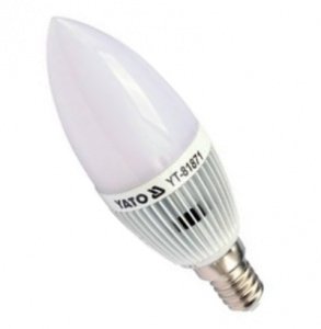 LED Bulb C37 E14 230V 3W 160LM WW YT-81871