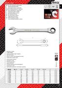 Non slip combination ratchet wrench 10mm YT-0255